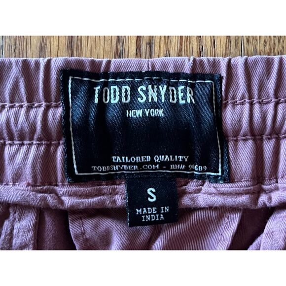 TODD SNYDER New York Pink  Sportswear Track Jogger Sweatpants  Mens Size Small - Picture 3 of 9